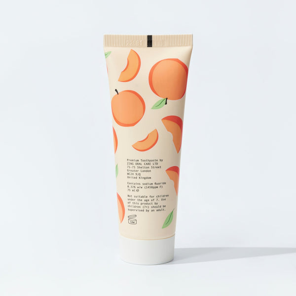 ZING. Enamel Whitening Soft Peach Toothpaste (Pack of 4) ZING