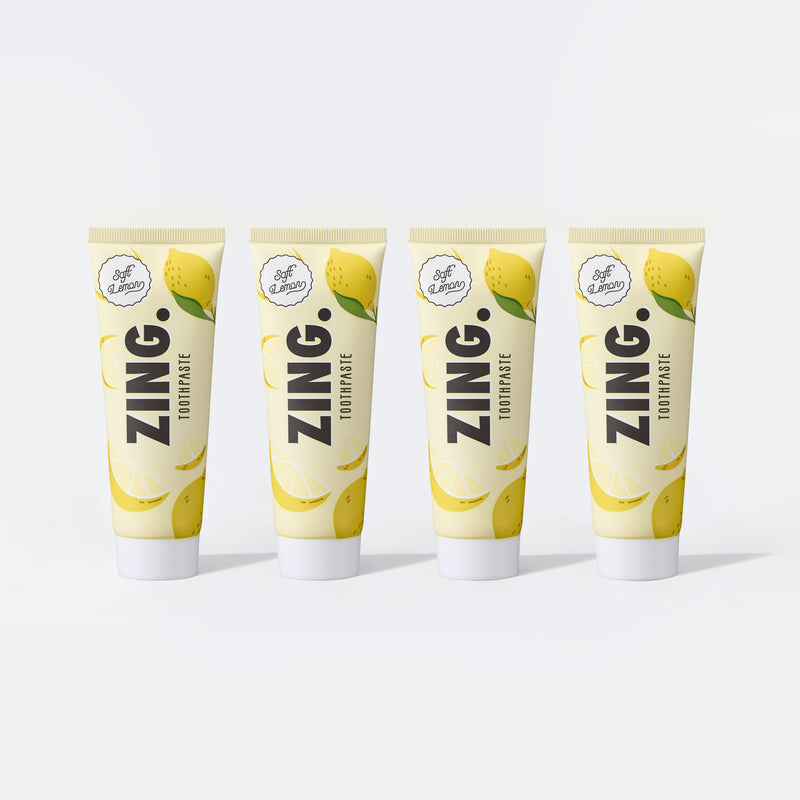 ZING. Enamel Whitening Toothpaste with Hydroxyapatite | Soft Lemon ...