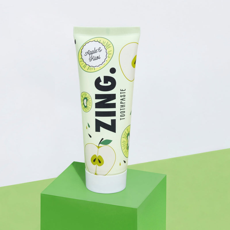 ZING. Enamel Whitening Toothpaste with Hydroxyapatite | Apple & Kiwi ...