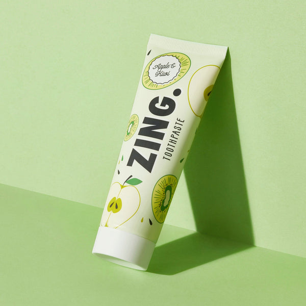 ZING. Enamel Whitening Toothpaste with Hydroxyapatite | Apple & Kiwi ...