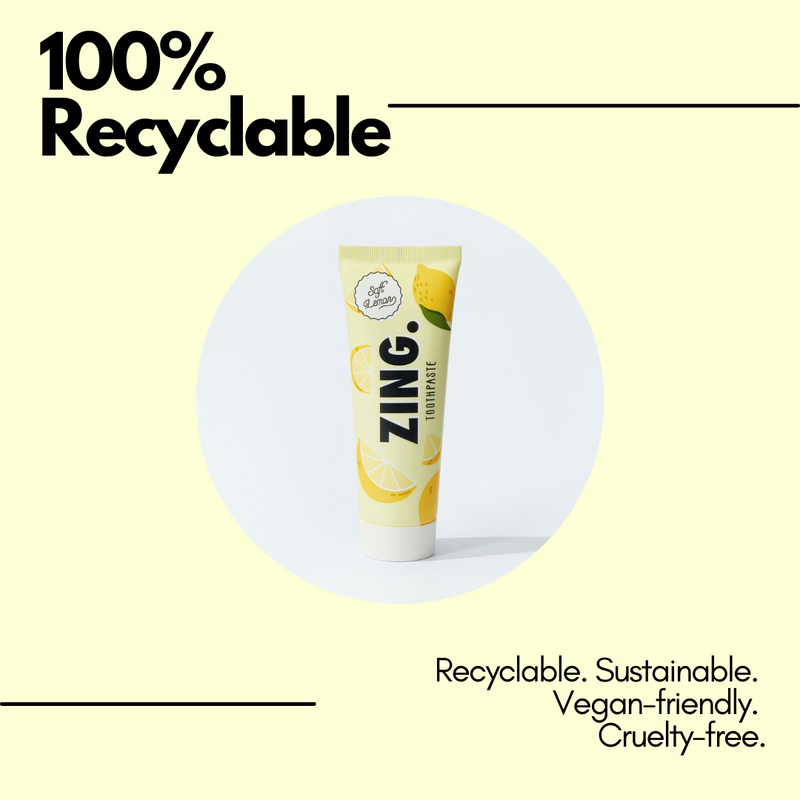 ZING. Enamel Whitening Toothpaste | Shop Lemon - ZING Toothpaste